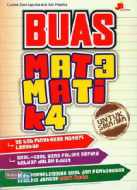 Image of Buas matematika untuk SMA/MA