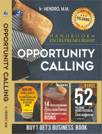 Image of Handbook of Entrepreneurship : OPPORTUNITY CALLING