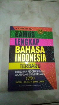 Image of Kamus Lengkap Bahasa Indonesia Terbaru