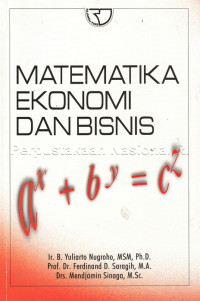 Image of Matematika Ekonomi Dan Bisnis